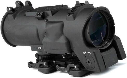 1-4x GEN 3 نطاق رؤية ثلاثية الأبعاد DR مجال رؤية مزدوج ثابت Riflescope مع مجموعة RMR/DOTCER صغيرة منعكسة بصرية مضغوطة ذات نقطة حمراء، إضاءة حمراء، QD سريع الإصدار، مناسب لسكك Picatinny مقاس 20 مم in Kuwait
