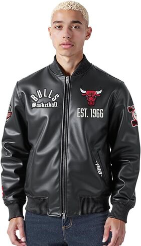 Pro Standard NBA mens Mens Nba Modern Originals Leather Jacket in Kuwait