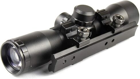 نطاق مضغوط CAHOP 4x32 مزود بقاعدة تثبيت أحادية السكة وحلقات متوافقة مع مقياس Mossberg 500 12 in Kuwait
