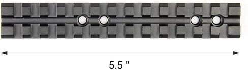 نطاق مضغوط CAHOP 4x32 مزود بقاعدة تثبيت أحادية السكة وحلقات متوافقة مع مقياس Mossberg 500 12 in Kuwait