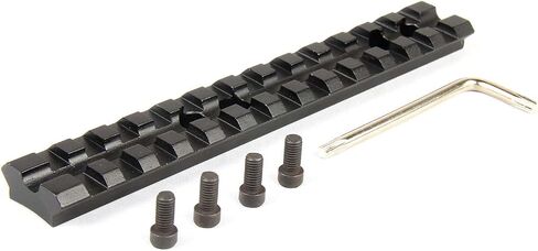 نطاق مضغوط CAHOP 4x32 مزود بقاعدة تثبيت أحادية السكة وحلقات متوافقة مع مقياس Mossberg 500 12 in Kuwait