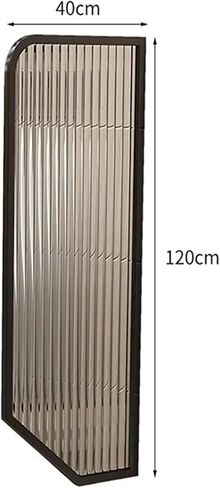 Urinal Divider Privacy Screen,Stainless Steel Wall-Mounted Urinal Partition, Tempered Glass Bathroom Divider Panel (Titanium, 3-Panel) for Enhanced Privacy and Modern Design in Kuwait