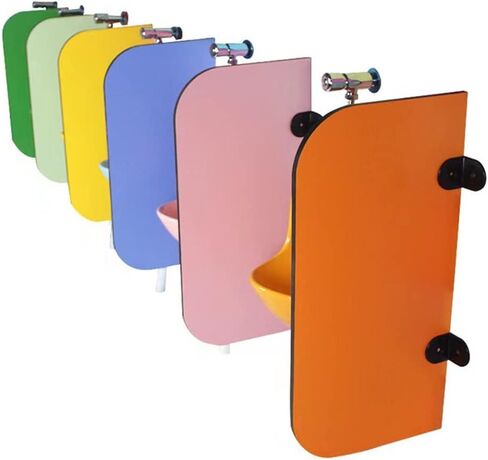 Urinal Divider Privacy Screen,Waterproof Urinal Partition Screen Divider for Extra Privacy & Protection in Schools, Malls & Public Restrooms - Yellow 40x60cm, 1PC - Ideal for Enhanced Hygie in Kuwait