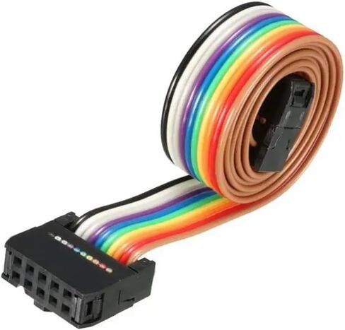 كابل تمديد الشاشة من سلسلة Ender-3/CR-10 10 دبابيس، كابل عرض مسطح مرن متوافق مع الطابعة ثلاثية الأبعاد (قطعة واحدة) (200 سم) in Kuwait