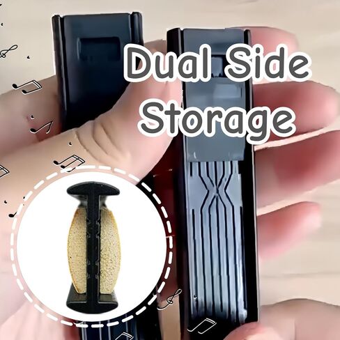 4 PCS Clarinet Reed Case Dual Side Plastic Saxophone Reed Holder Storage Box for Practice Performance Concert Travel Musicians in Kuwait