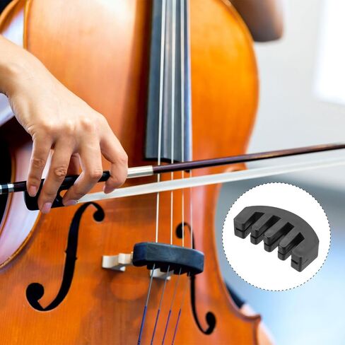 MECCANIXITY Violin Mute, Rubber 3/4 4/4 Practice Violin Mute Full Size,Claw Style, Violin Practice Mute Practice Mute Set Black for Musical String Instrument in Saudi Arabia