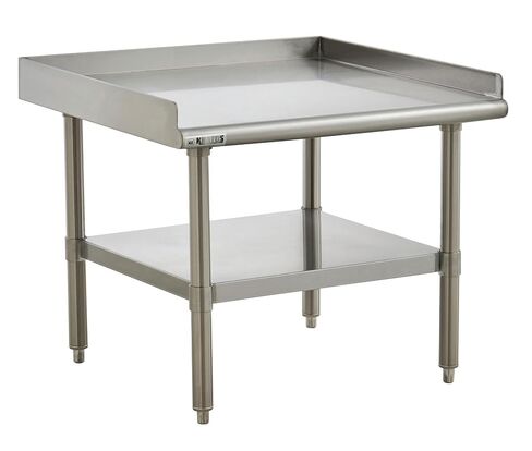 Kratos Commercial All-Stainless Steel Kitchen Premium Equipment Stand 30" Dx30 W with Undershelf, NSF Worktable - 16ga/304ss (32L-163) in Kuwait