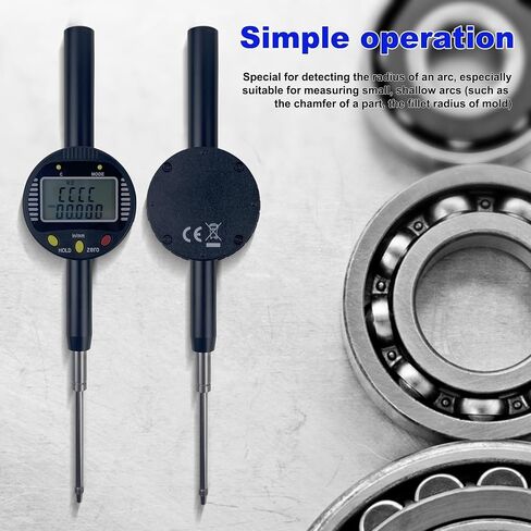 Digital Radius Gauge, High Accuracy Electronic Measuring Instrument for Inside Outside Gage Measurement (R50) in Kuwait