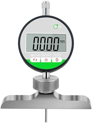 Electronic Digital Dial Indicator, Digital Dial Gauge,62 Mm Base, w/LCD Display, Depth Gauge Tool, Making It an Ideal Tool for Professionals in Kuwait