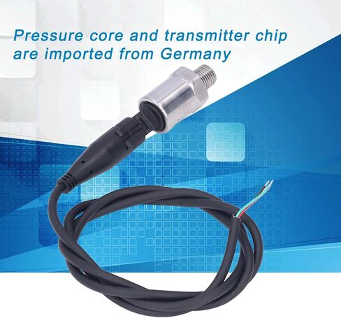LiebeWH Pressure Transmitter, 016bar NPT1/4 420mA Universal Transducer Sensor Plug T2000 for Oil Fuel Air Water in Kuwait