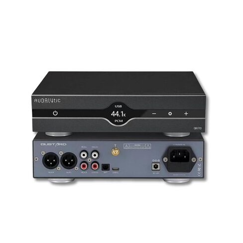 Gustard Audalytic DR70 R2R DAC، أصلي 1 بت DSD512 PCM768 كيلو هرتز، مدخل USB-C/بصري/محوري x2، محول رقمي تناظري منفصل تمامًا، وحدة فك ترميز الصوت المنزلي المتوازن بدون جهاز بث، أسود in Kuwait