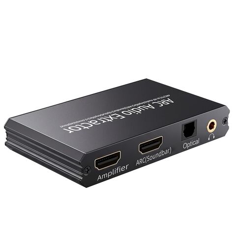 مستخرج الصوت HDMI ARC، ARC إلى RCA البصري أو محول 3.5 مم | يدعم التحكم في مستوى الصوت CEC، متوافق مع PCM2.0/Dolby5.1 /DTS 5.1 للتلفزيون إلى مكبر الصوت ومكبر الصوت (الصوت فقط) in Kuwait