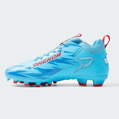 Phenom Elite Quantum Speed Football Cleats Kool-Aid Mixed Berry | Lightweight, High Traction, Speed Cleats | Columbia Blue Red | Youth & Adult in Kuwait