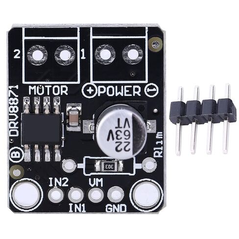 DRV8871 DC محرك لوحة القيادة وحدة القيادة 3.6A PWM وحدة التحكم H-Bridge DC Drive Breakout Board، التحكم في المحرك ثنائي الاتجاه للطابعة والأجهزة in Kuwait