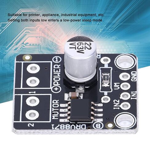 DRV8871 DC محرك لوحة القيادة وحدة القيادة 3.6A PWM وحدة التحكم H-Bridge DC Drive Breakout Board، التحكم في المحرك ثنائي الاتجاه للطابعة والأجهزة in Kuwait