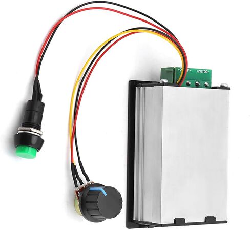 DC 6V 60V 30A PWM Motor Speed Controller, Digital Display with Start Stop Switch and Speed Control Potentiometer, for DC Motor in Kuwait