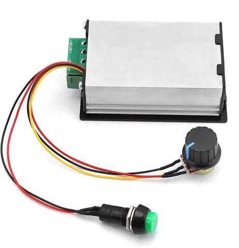 DC 6V 60V 30A PWM Motor Speed Controller, Digital Display with Start Stop Switch and Speed Control Potentiometer, for DC Motor in Kuwait