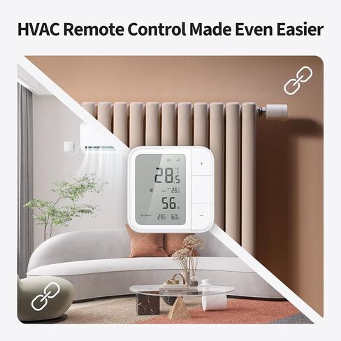 مستشعر المناخ الذكي Aqara Thread/Zigbee W100 مع مستشعر رطوبة درجة الحرارة Aqara، التحكم عن بعد في HVAC، 3 أزرار قابلة للتخصيص، يعمل مع Apple Homekit، Alexa، Google in Kuwait