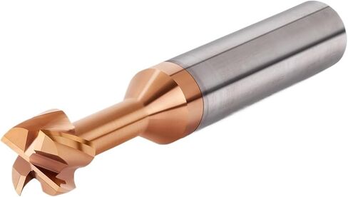 HRC55 Carbide T Slot End Mills 4-20mm Shank 4 Flutes Groove Milling Cutters Titanium Coating CNC Machine Tools for Stainless Steel(14x4xD14x60L) in Kuwait