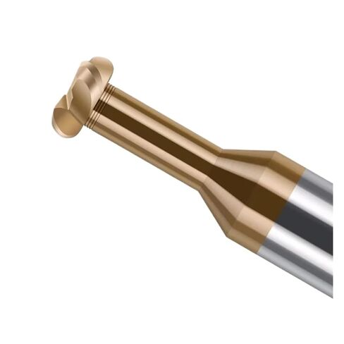 HRC55 Arc T-Shaped Milling Lollipop End Mill Ball Slot Endmill Solid Carbide 1pca(D6r0.5x1hxd6x50l) in Kuwait