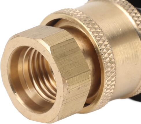 Pressure Sewer Jetter Nozzle, G1/4 Sewer Pipe Cleaning Nozzle Stainless Steel G3/8 Female Thread Adapters for Household Pipeline Clog Removal in Kuwait