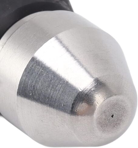 Pressure Sewer Jetter Nozzle, G1/4 Sewer Pipe Cleaning Nozzle Stainless Steel G3/8 Female Thread Adapters for Household Pipeline Clog Removal in Kuwait