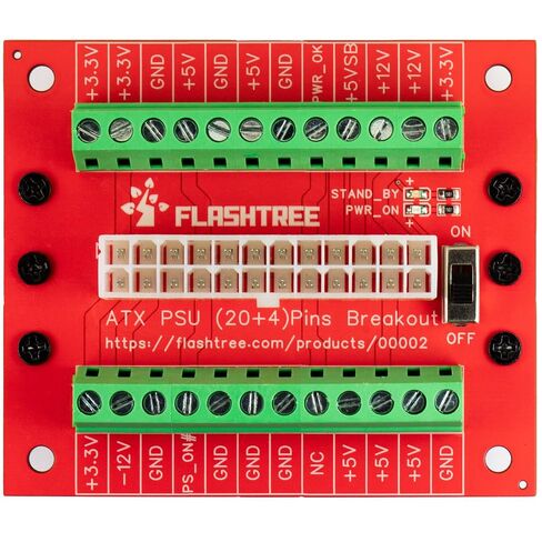24/20-pin ATX DC Power Supply Breakout Board Module Terminal Block and Din Socket for Computer PC Adapter in Kuwait