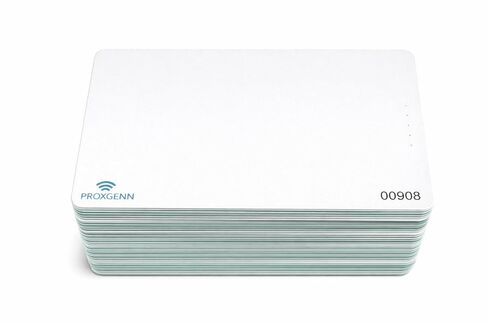 بطاقات القرب PROXGENN 125 كيلو هرتز 26 بت H10301 HID متوافقة مع بطاقات التحكم في الوصول RFID - مركب قابل للطباعة - أبيض (25) in Kuwait