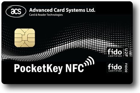 بطاقة NFC لمفتاح الأمان ACS Pocketkey+ FIDO2 (FIDO، FIDO2، U2F)، NFC (NFC) in Kuwait