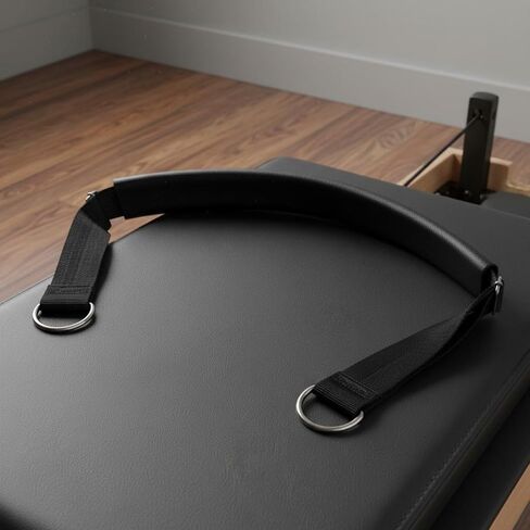 Pilates Foot Strap Adjustable Exercise Strap Reformer Foot Strap Supportive Fitness Accessory with Metal Buckle Suitable for Studio and Home Workouts in Kuwait