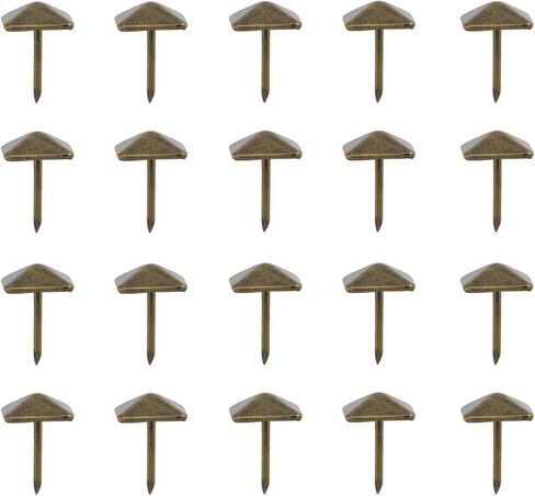 40PCS Vintage Metal Studs Industrial Fasteners Hardware Decorative Nails Suitable for Bed Sofas Wooden Door/Handicrafts in Kuwait