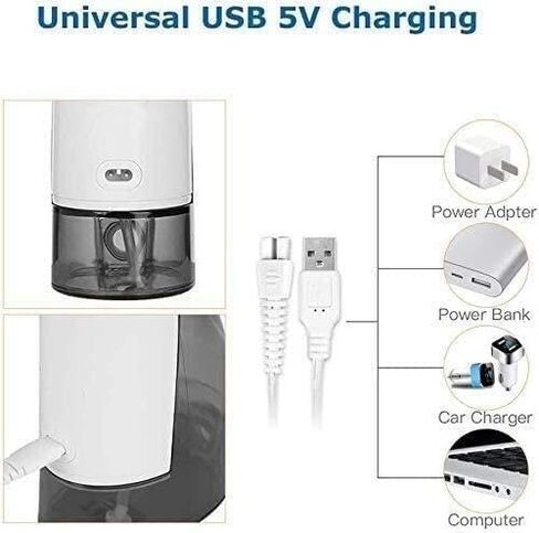 جهاز تنظيف الأسنان عن طريق الفم اللاسلكي، جهاز تنظيف الأسنان بالماء IPX7، محمول وقابل لإعادة الشحن، مقاوم للماء للمنزل والسفر، العناية بالأقواس والجسور، 3 أوضاع in Kuwait