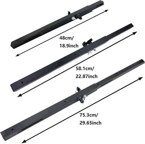 Jiayouy Jam Block Set دعامة تثبيت معدنية للقرع مع 5 قطع قضيب مستقيم قصير، 5 أوضاع مثبتة على قرع البقر حامل الدف in Kuwait