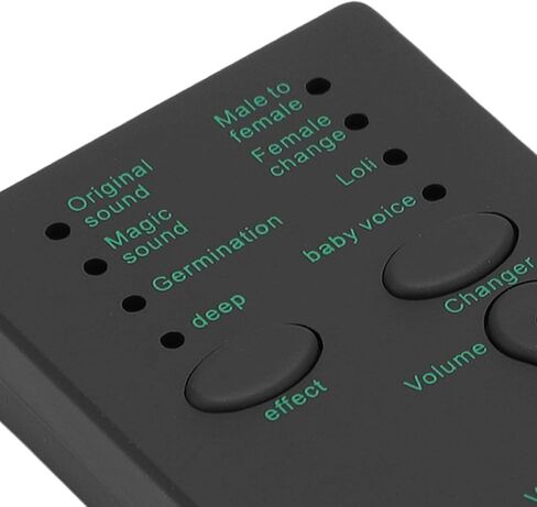 Cuifati Portable Voice Changer, 8 Sound Effects Machine with 3.5mm Interface and USB Rechargeable Battery, for Smartphones PCs Tablets Gaming Consoles Live Streaming and Karaoke in Kuwait