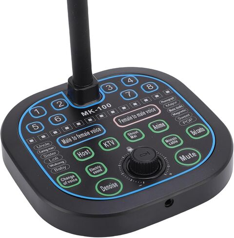 Voice Disguiser, 16 Different Voice Changes Portable Changer Easy to Use Changer Device with 3.5mm Microphone for PC Phone Gaming, Handheld in Kuwait