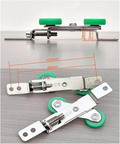 2pcs Sliding Door Wheels Rollers Silent Shower Door Roller Bathroom Sliding Door Accessories Furniture Hardware in Kuwait