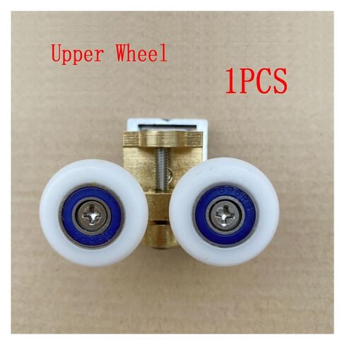 Shower Room Pulley Bathroom Glass Door Hanging Wheel Curved Door Swing Wheel Sliding Door Track Silent Wheel(Upper Wheel 1pcs) in Kuwait