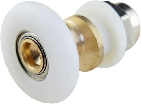 4Pcs Bathroom Door Rollers Glass Sliding Door Pulley Copper core Bearing Wheel Sliding Door Hanging Wheel 19/25/27mm(25mm) in Kuwait