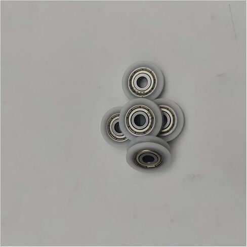 5pcs U-Shape Groove Bearing sheave Hanging Wheel Bathroom pulleyR1.5mm Nylon POM Roller 5 * 21 * 6mm in Kuwait