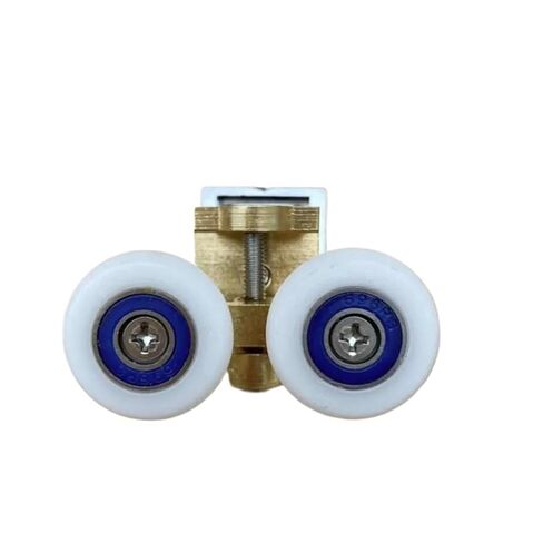 Shower Room Pulley Bathroom Glass Door Hanging Wheel Curved Door Swing Wheel Sliding Door Track Silent Wheel(Lower Wheel 1pcs) in Kuwait
