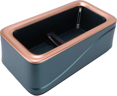Aramox Automatic Shoe Cover Dispenser, Aluminum Alloy, Smart Sensing Technology, Ideal for Home Office and Public Places, Size 15.7 X 8.3 Inch in Kuwait