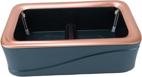 Aramox Automatic Shoe Cover Dispenser, Aluminum Alloy, Smart Sensing Technology, Ideal for Home Office and Public Places, Size 15.7 X 8.3 Inch in Kuwait