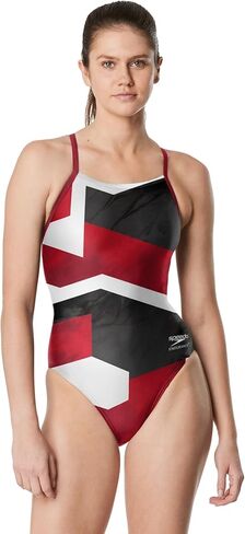 Speedo 8719225260128 Glimmer Crossback Team RED 28 in Kuwait