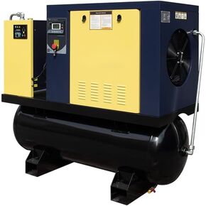 Torin PACK7-TA 7.5KW 10HP Rotary Screw Air Compressor 230V/3Ph 35CFM 125psi with 80Gal ASME Tand & Air Dryer Heavy Duty Air Compressed System All in One in Kuwait