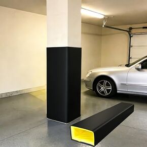 Basketball Pole Padding - Anti-Collision Safety Padding for Garage, Basement, Playground, Gym - All-Weather Protection for Posts in Kuwait