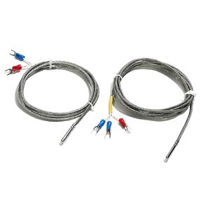 Type K PT100 PT1000 Thermocouple Sensor 0.5M/1M/2M/3.0M/5M/10M Wire Temperature Control Probe 4x30MM Thermal Resistance 1Pcs(10M Cable Length,PT100) in Saudi Arabia