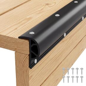 Boat Dock Bumpers for Edging, Full Protection Dock Fender for Straight Edge and Side, Includes Mounting Screws (Black, 1PC Test) in Kuwait