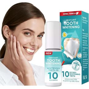 Tooth Paint, Non-Clumping Temporary Teeth Whitening Paint, Natural Brightening Shade Polish for Sensitive Teeth, Smile Touch-Up for Photos, Social Events in Saudi Arabia