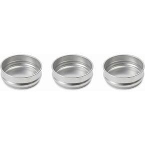 Soro Essentials- 48 oz Round Aluminum 8" Dough Proofing Pan Set of 3- Stackable Retarding Dough Pans Freezer Oven Safe Proofing Containers Bread Sourdough Pizza Dough Bakeware Bakery Pastry Shops in Kuwait