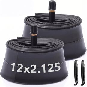 2 حزمة 12x2.125 إلى 2.40 أنابيب الدراجة 12 بوصة على الطرق الوعرة دراجة الداخلية استبدال الأنابيب الثقيلة قسط متعددة الأغراض دراجة (12x2.125 (2 حزمة)) in Kuwait